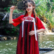 Hanfu Female Super Fairy Chinese Style Suit Student Fairy Costume