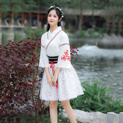 Hanfu female Chinese style short sleeve