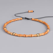 Olive Core Bamboo Bracelets Cut Surface Copper Bead Bracelets Wenwan Bracelets Handmade Bracelets