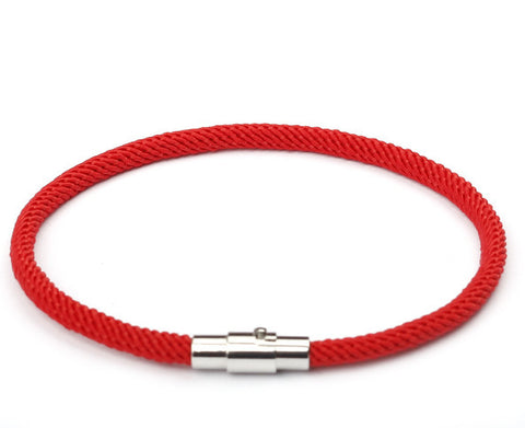 Lucky Kabbalah Red Braided String Bracelets Magnetic