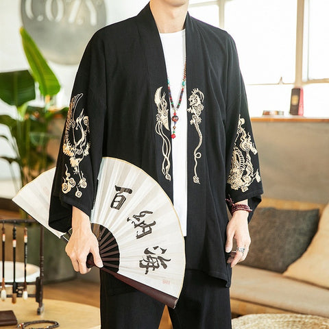 Fashion Costume Embroidery Hanfu Men Chinese Style