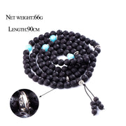 Fashion 8mm Volcanic Stone 108 MALA Bracelets