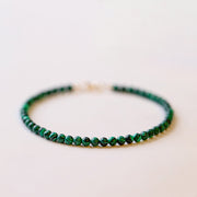 3mm Malachite Green  Bracelets Mall Crystal