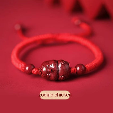 Fidelity Cinnabar Zodiac Red Rope Bracelet