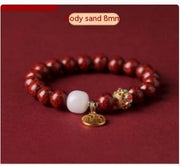 Raw Ore Cinnabar Bracelet Natural For Women