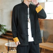 Men's Buddha Style Chinese Jacket Retro Style Hanfu