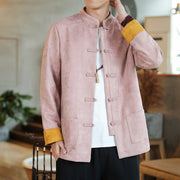 Men's Buddha Style Chinese Jacket Retro Style Hanfu