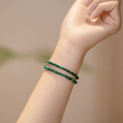 3mm Malachite Green  Bracelets Mall Crystal