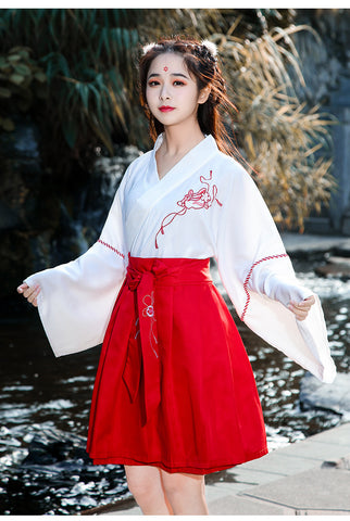 Hanfu Element Chinese Style Summer And Autumn Suit Women's Costume